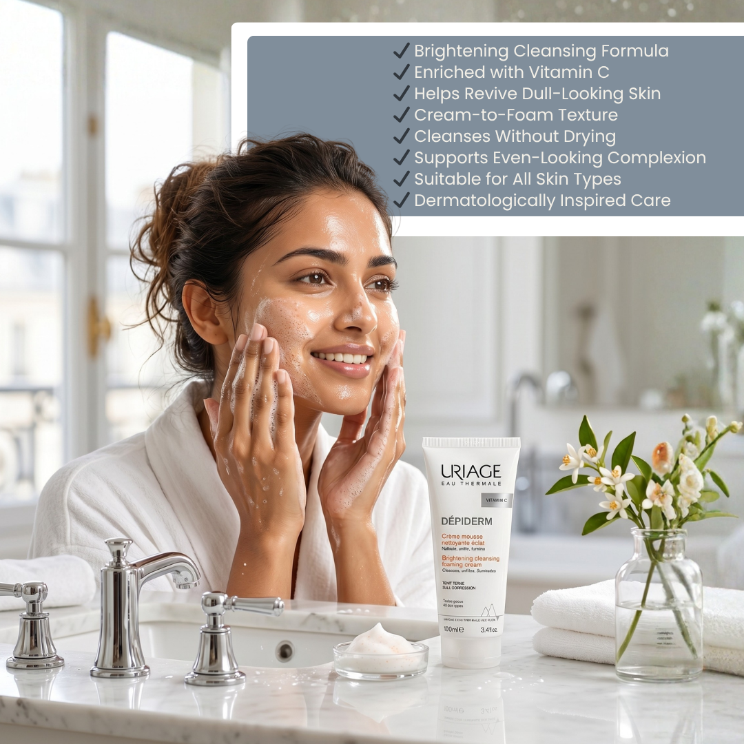 Uriage Dépiderm Vitamin C Brightening Cleansing Foaming Cream