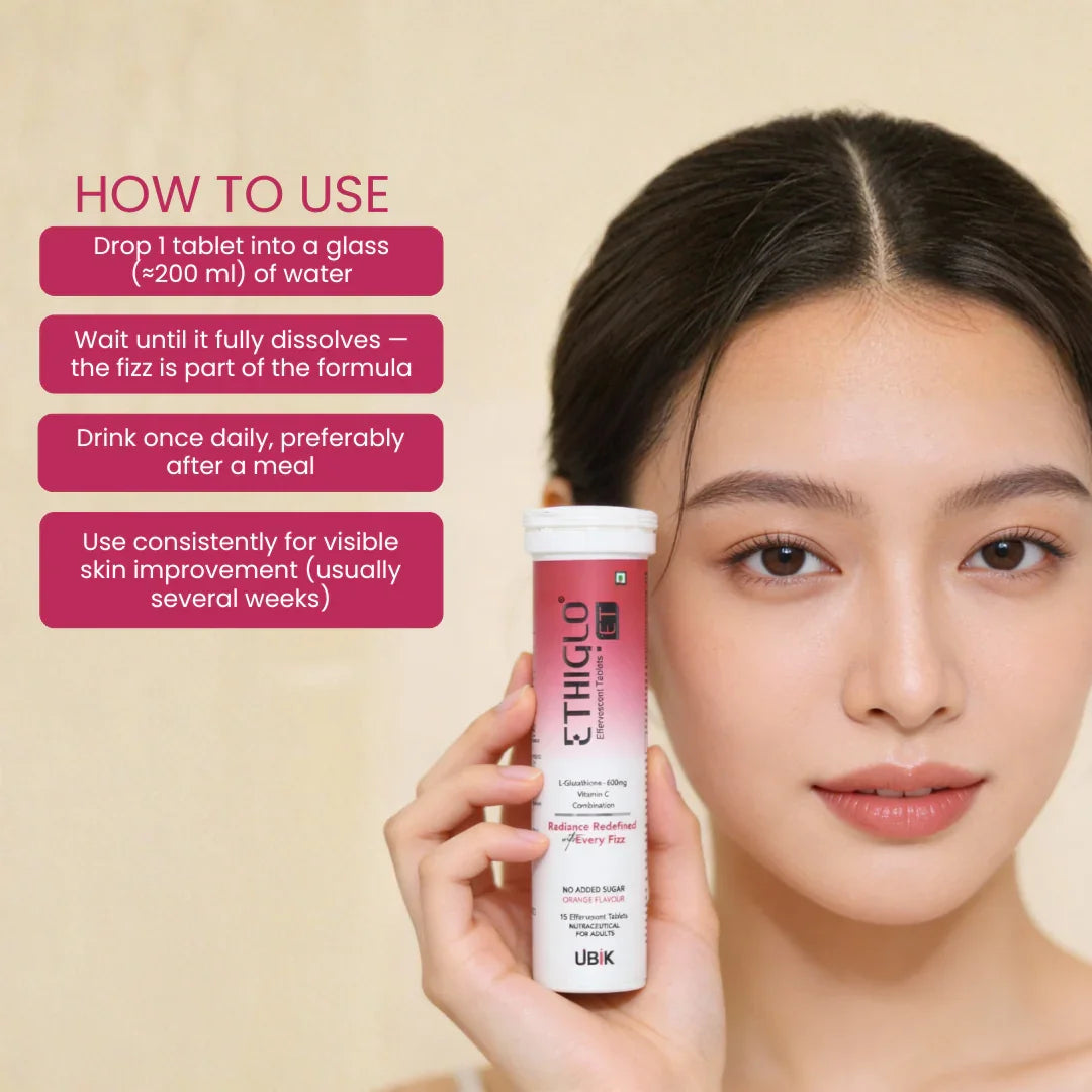 Ethiglo ET Effervescent Tablet Skin Glow & Antioxidant Ethiglo ET Effervescent Tablet Skin Glow & Antioxidant