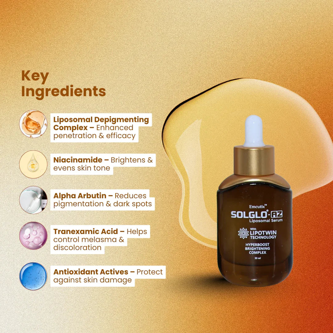 Solglo-AZ Depigmenting Liposomal Serum