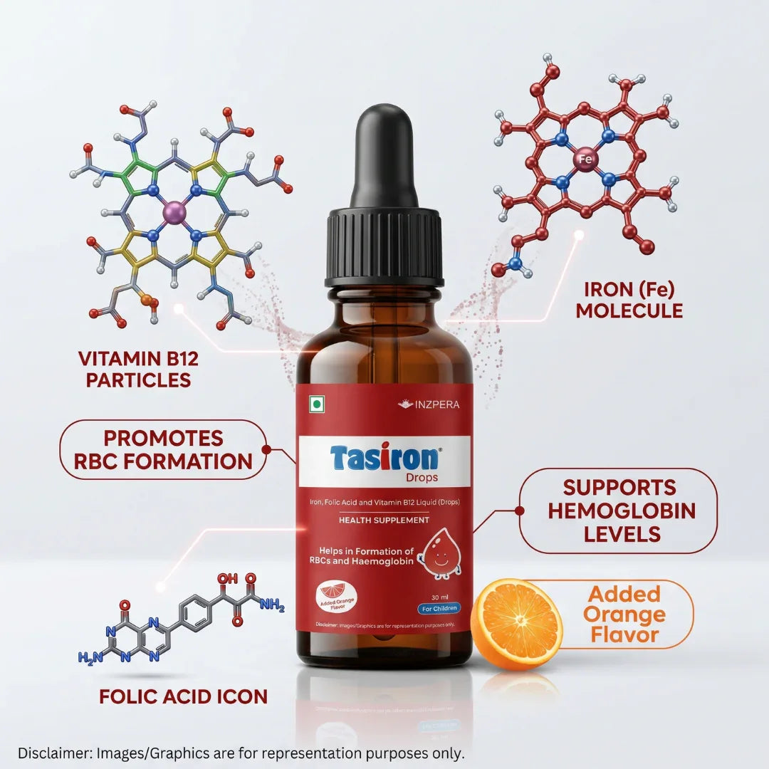 TASIRON DROPS ADDED ORANGE FLAVOUR Suspension 150ml