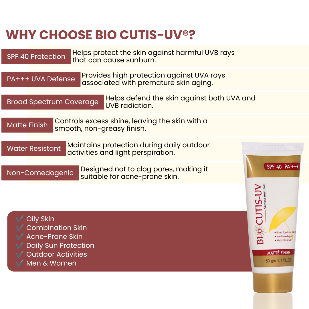 Biocutis-UV Sunscreen Gel SPF 40 PA+++