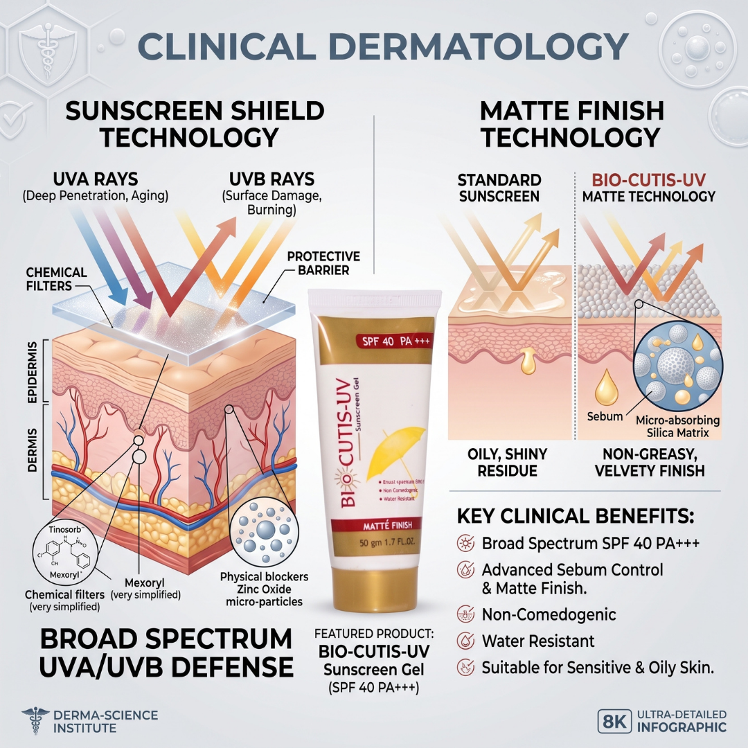 Biocutis-UV Sunscreen Gel SPF 40 PA+++