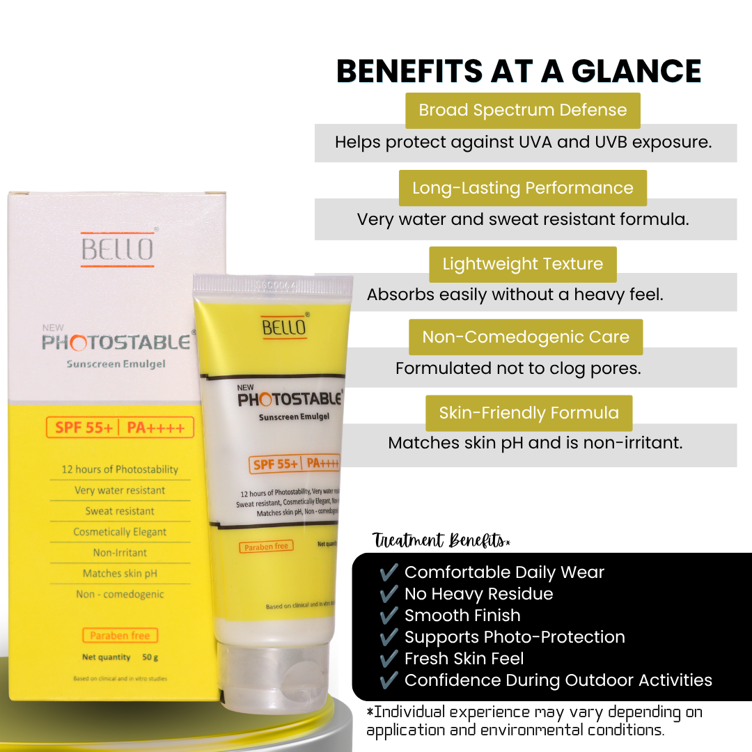 BELLO® PHOTOSTABLE® Sunscreen Emulgel
