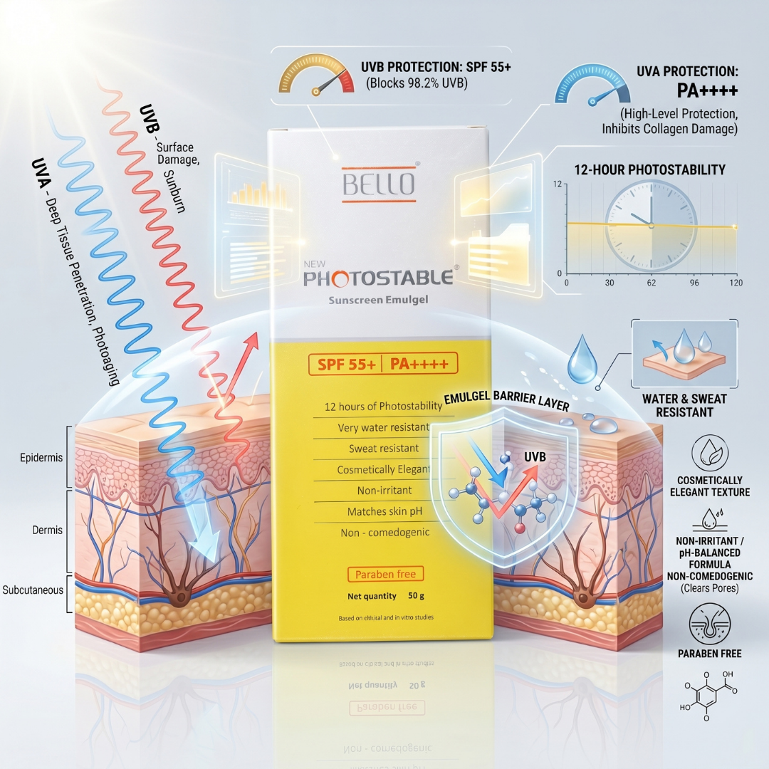 BELLO® PHOTOSTABLE® Sunscreen Emulgel