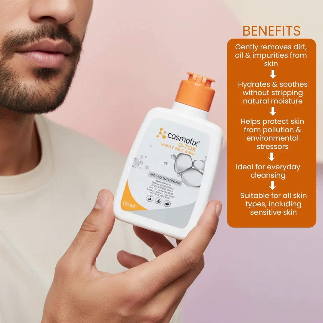 COSMOFIX D-TOX GENTLE FACE WASH