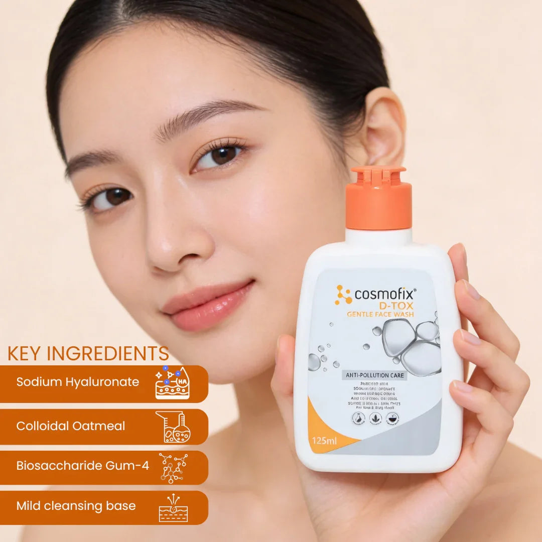 COSMOFIX D-TOX GENTLE FACE WASH