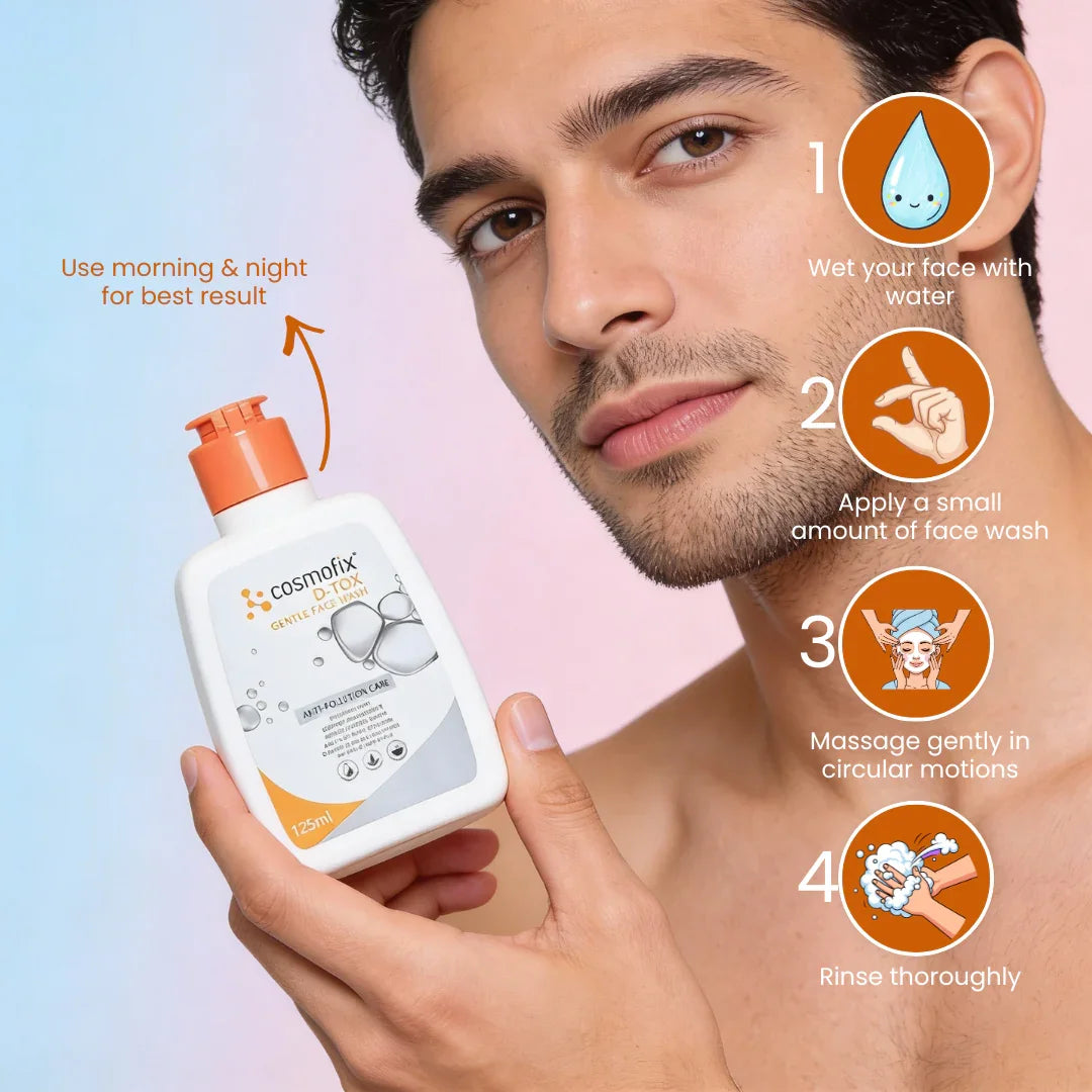 COSMOFIX D-TOX GENTLE FACE WASH