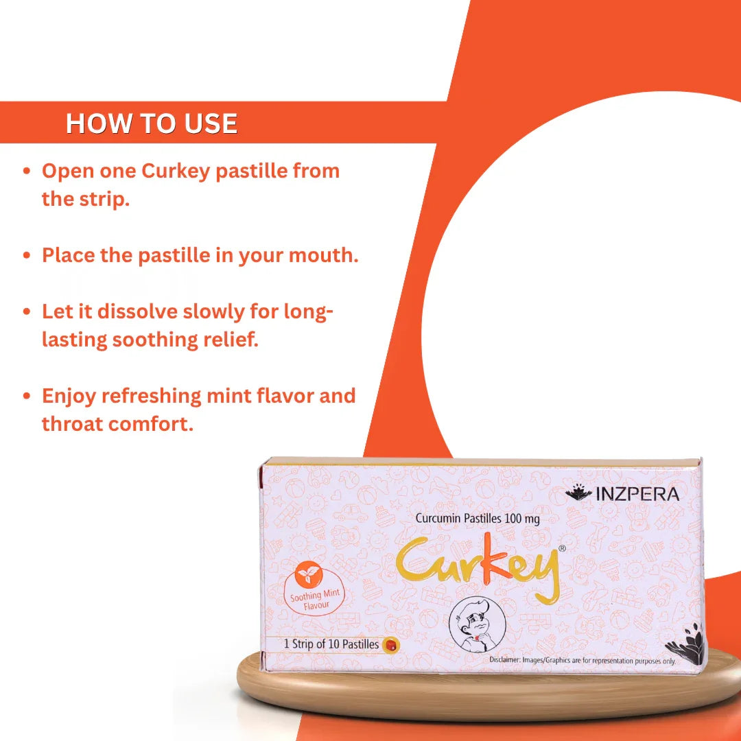 Curkey Curcumin Pastilles