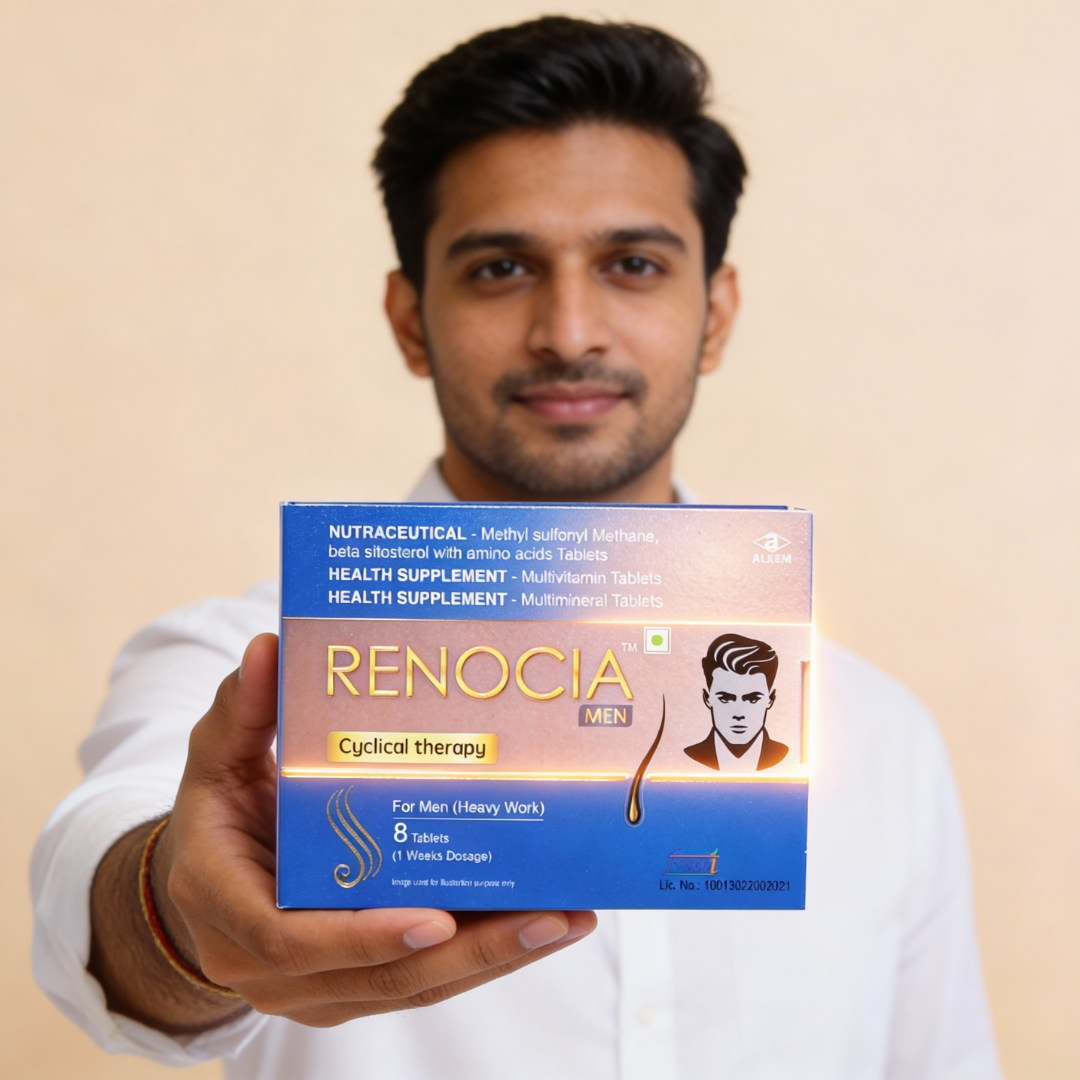 Renocia Men's Hair Cyclical Therapy Nutraceutical Tablet