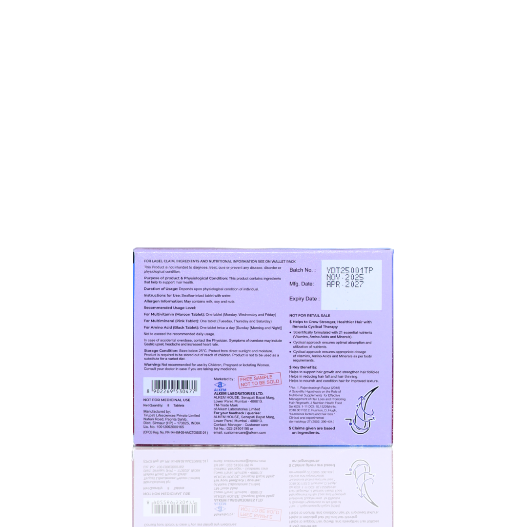 Renocia Diva Hair Cyclical Therapy Nutraceutical Tablet For Women