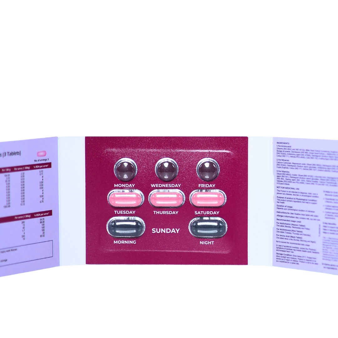 Renocia Diva Hair Cyclical Therapy Nutraceutical Tablet For Women