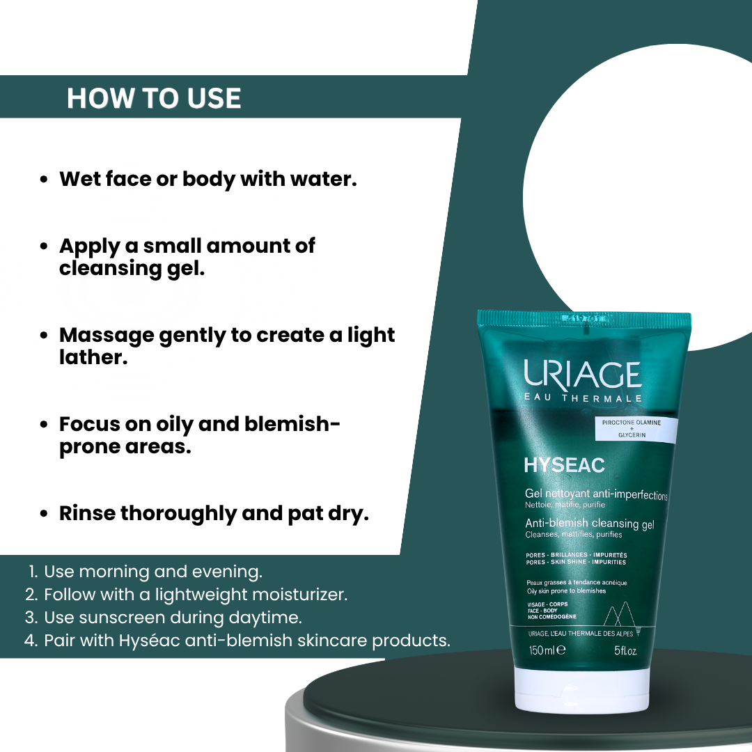 Uriage Hyséac Anti-Blemish Cleansing Gel
