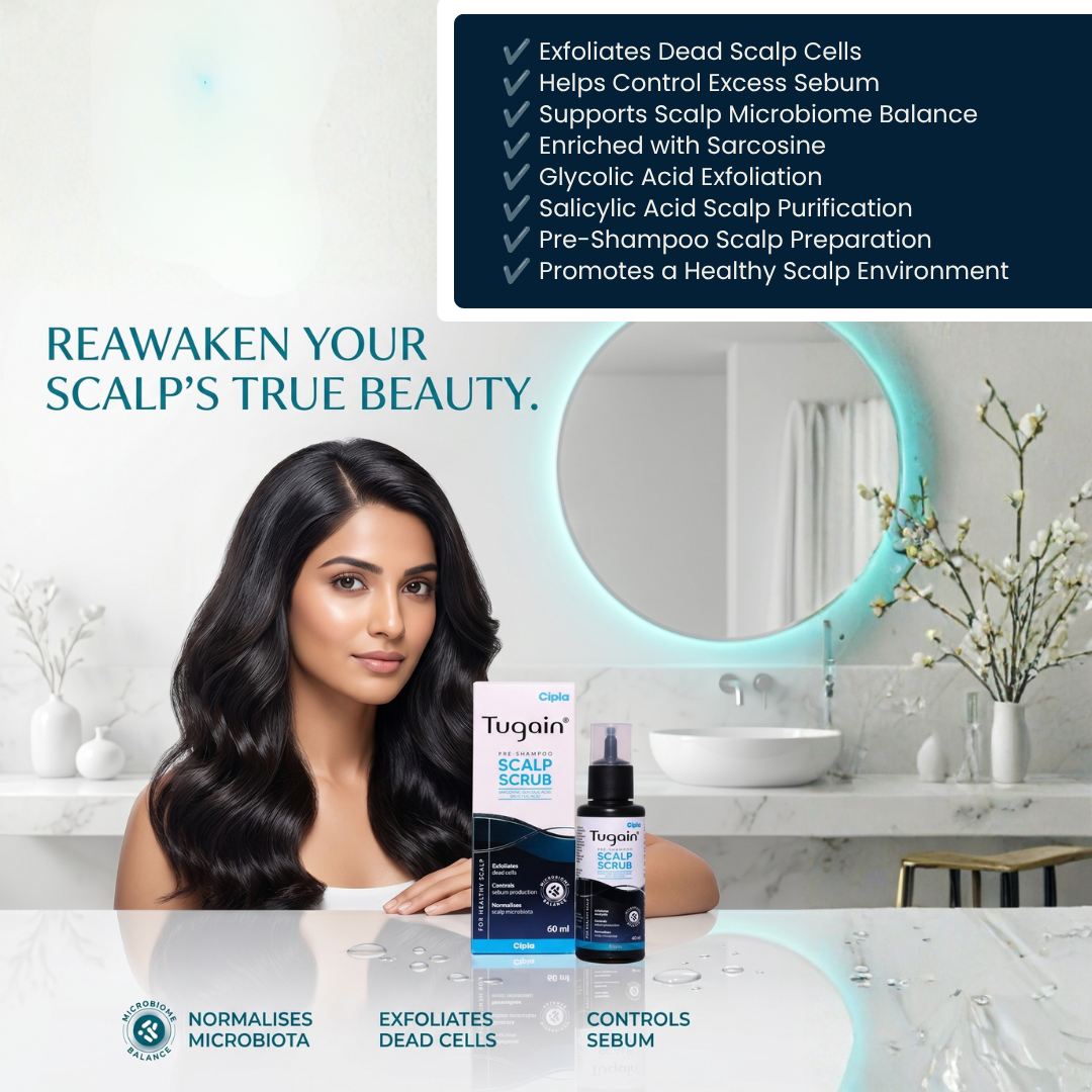 Tugain Pre-Shampoo Scalp Scrub