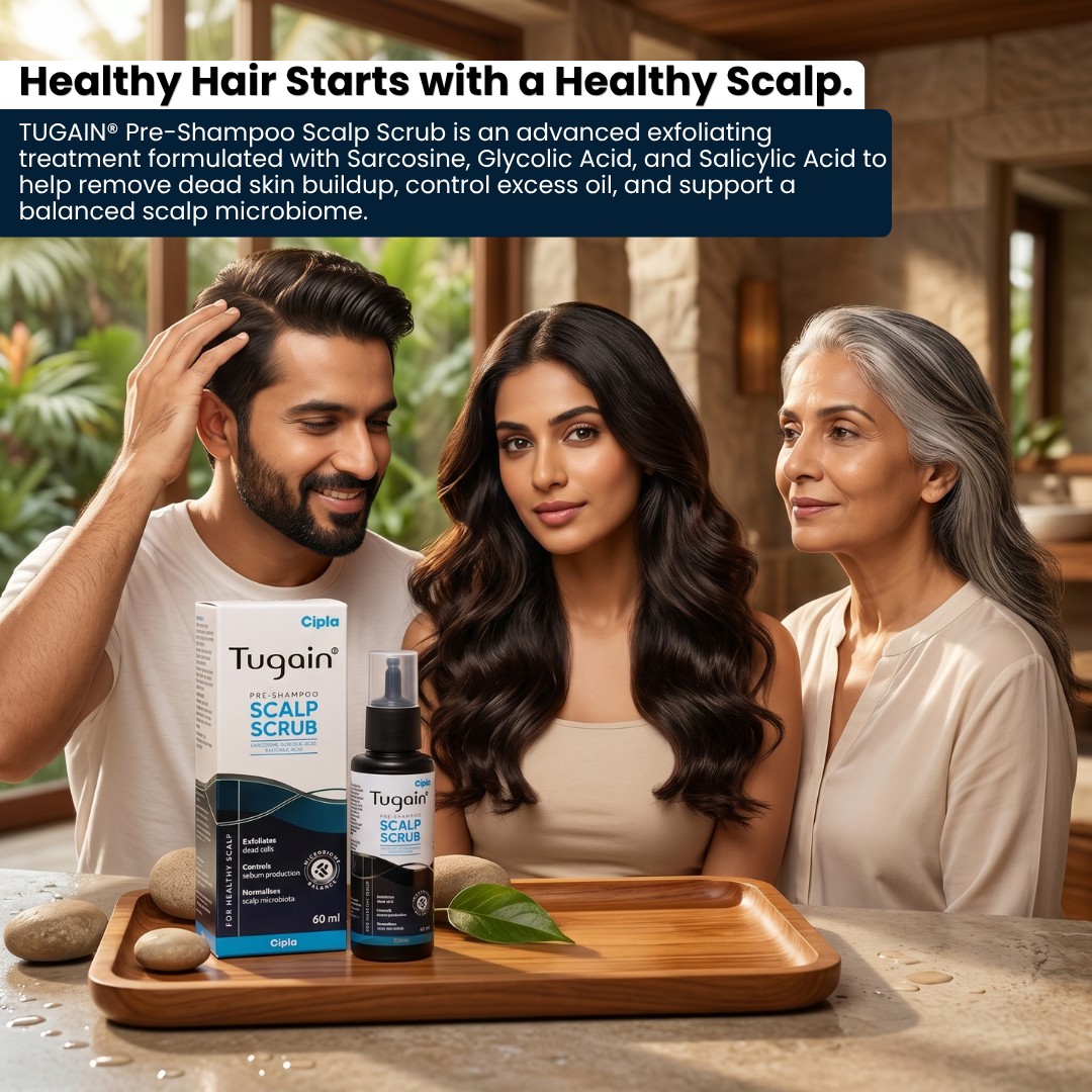 Tugain Pre-Shampoo Scalp Scrub