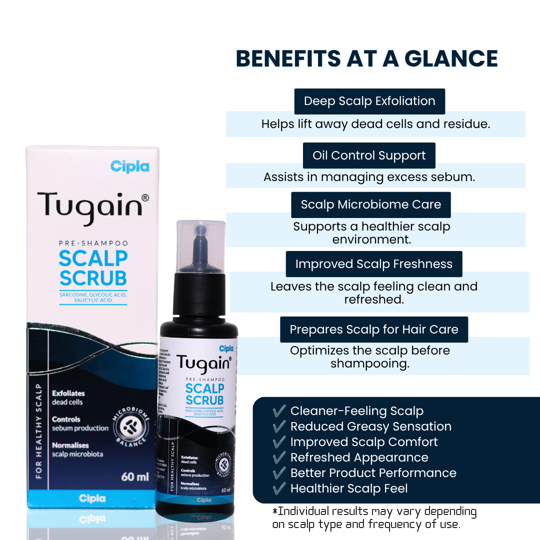 Tugain Pre-Shampoo Scalp Scrub