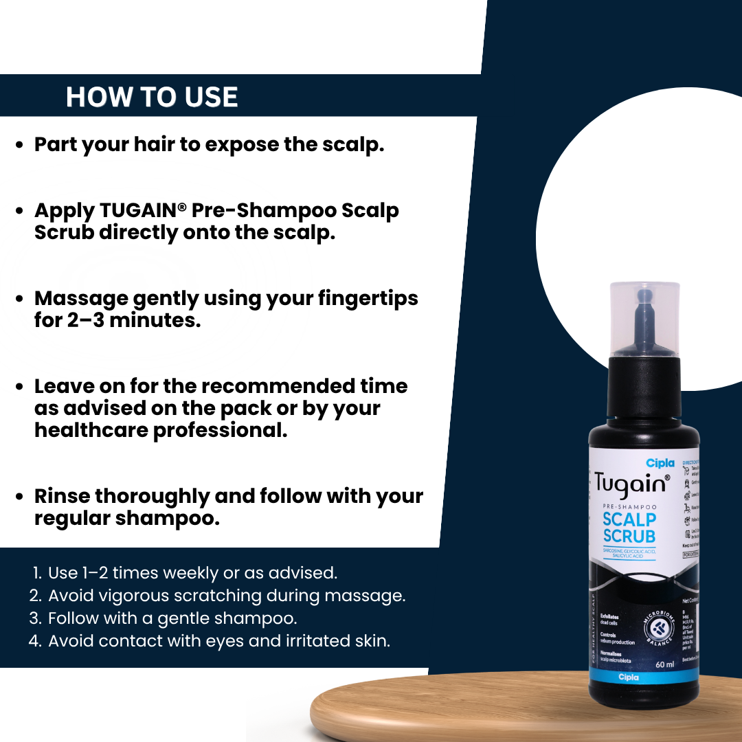 Tugain Pre-Shampoo Scalp Scrub