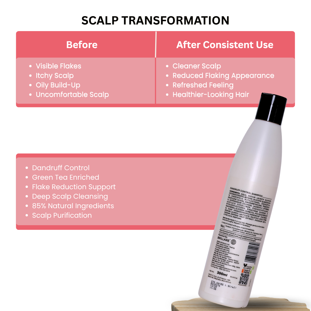 Brillare Professional Dandruff Control Shampoo (300ml)