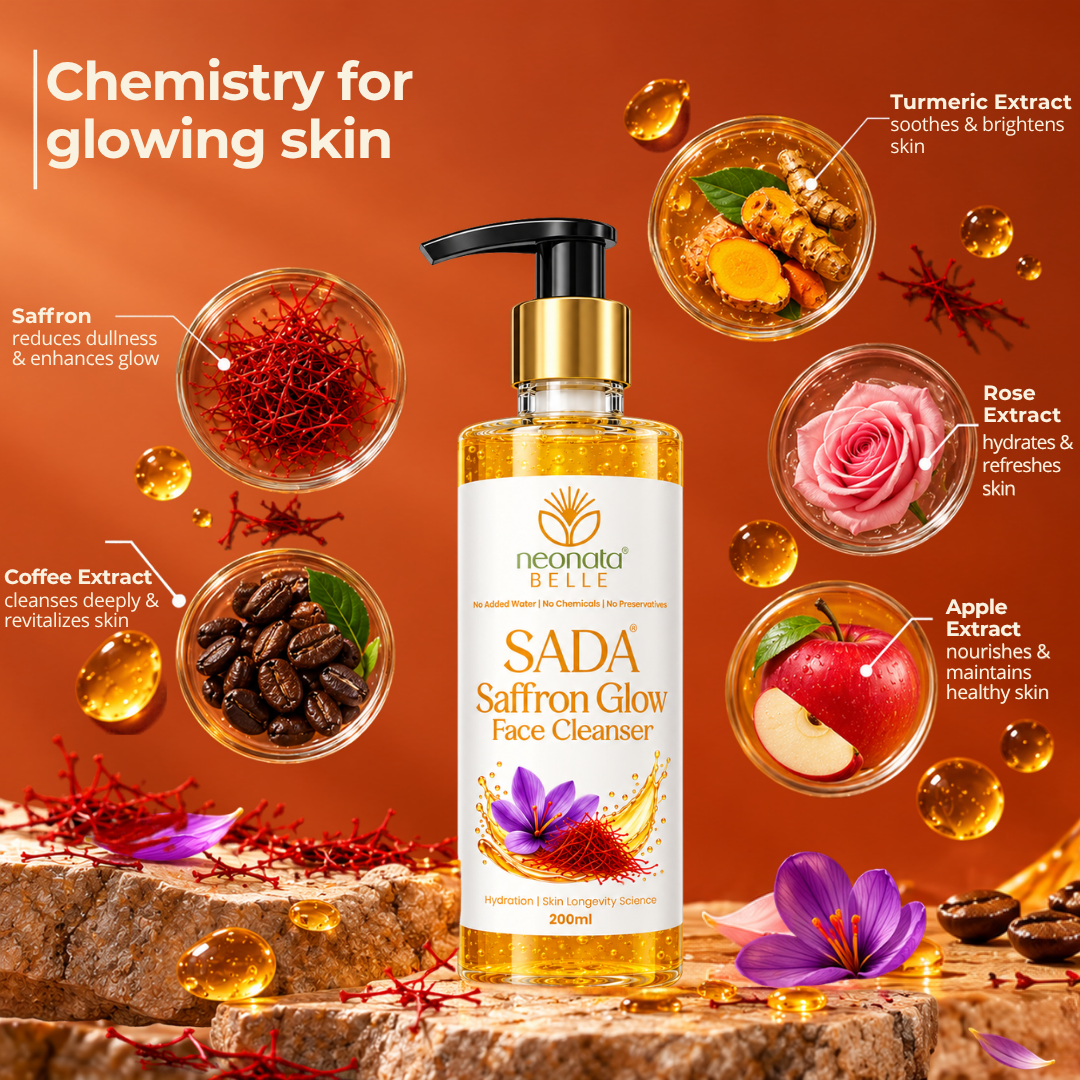 Neonata Belle Sada Saffron Glow Face Cleanser