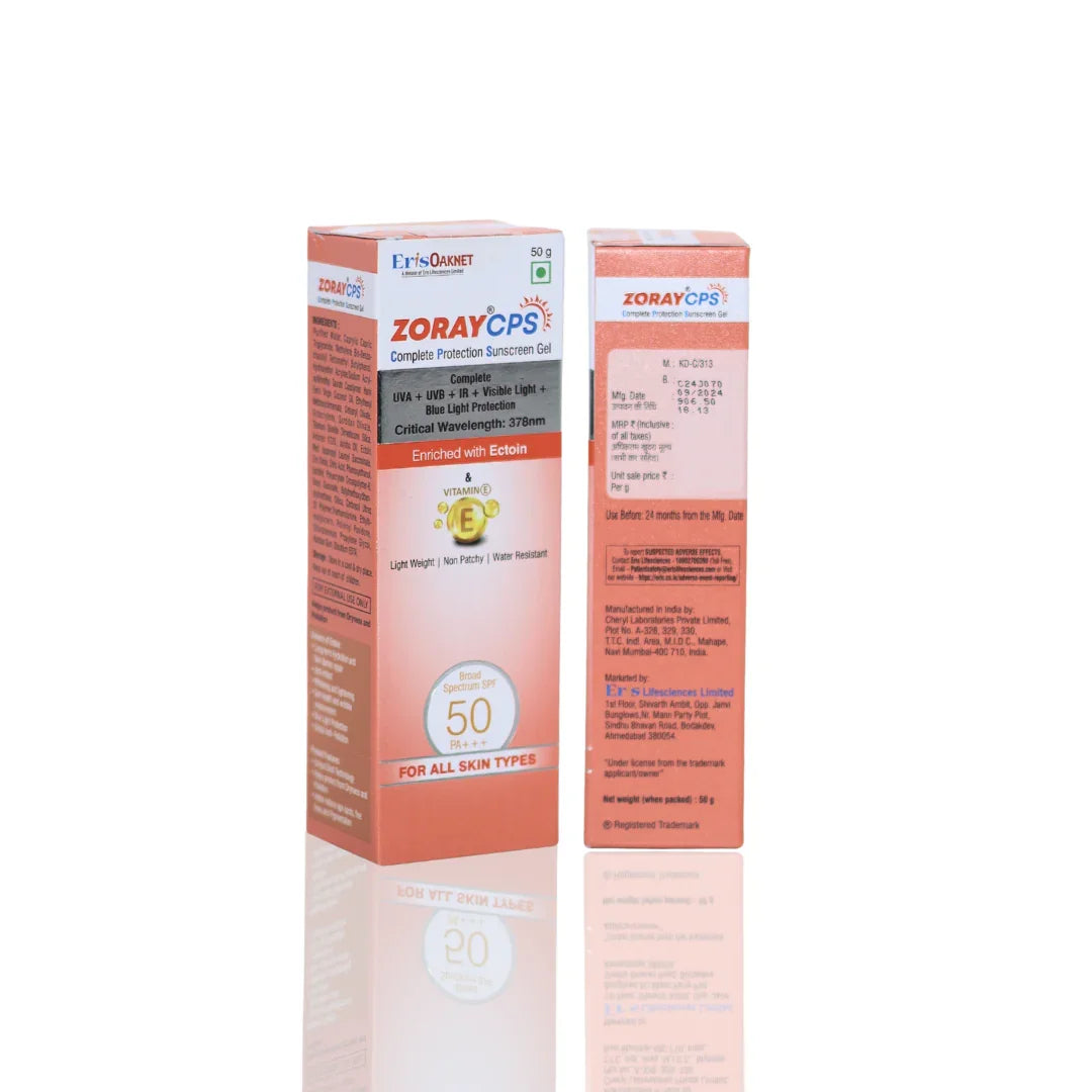 Zoray CPS Complete Protection Sunscreen Gel SPF 50 PA+++