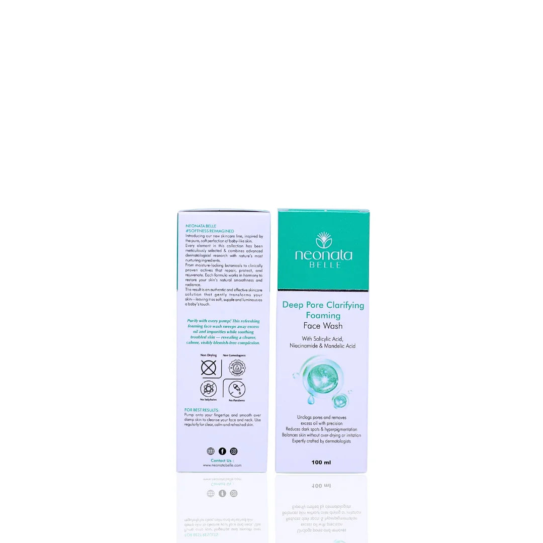 Neonata Belle Deep Pore Clarifying Foaming Face Wash