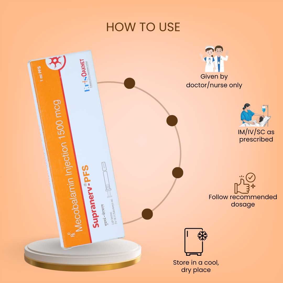 Supranerv 1500 MCG Injection
