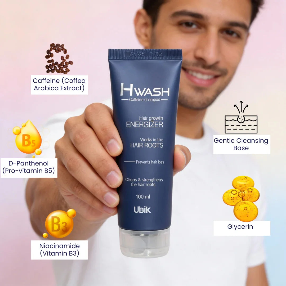 Hwash Caffeine Shampoo