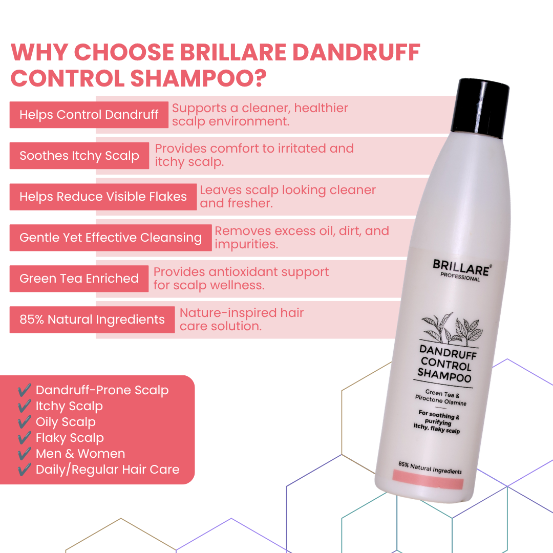 Brillare Professional Dandruff Control Shampoo (300ml)