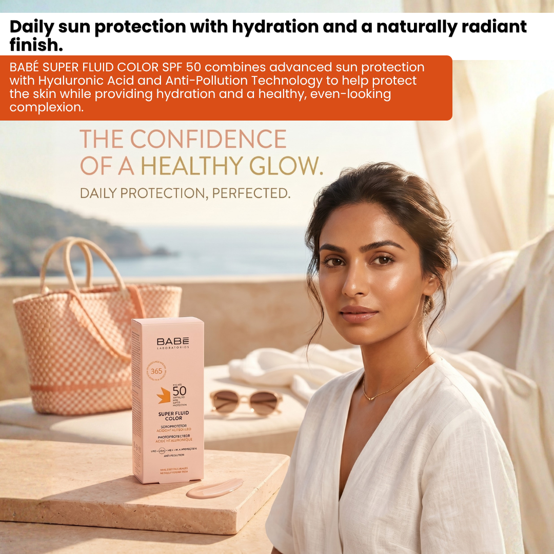 BABE Super Fluid Color Sunscreen SPF 50