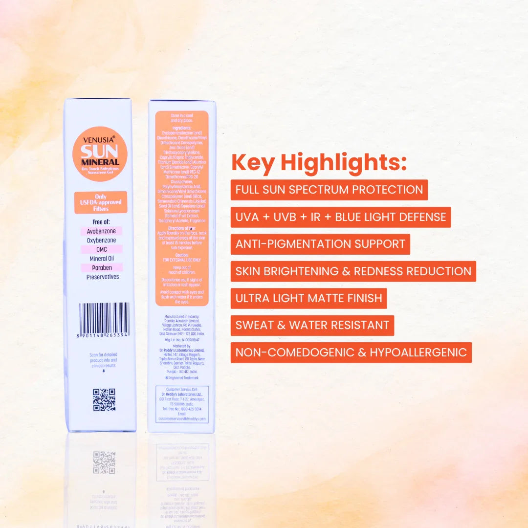 Venusia Sun Mineral SPF 65