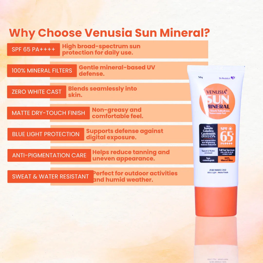 Venusia Sun Mineral SPF 65