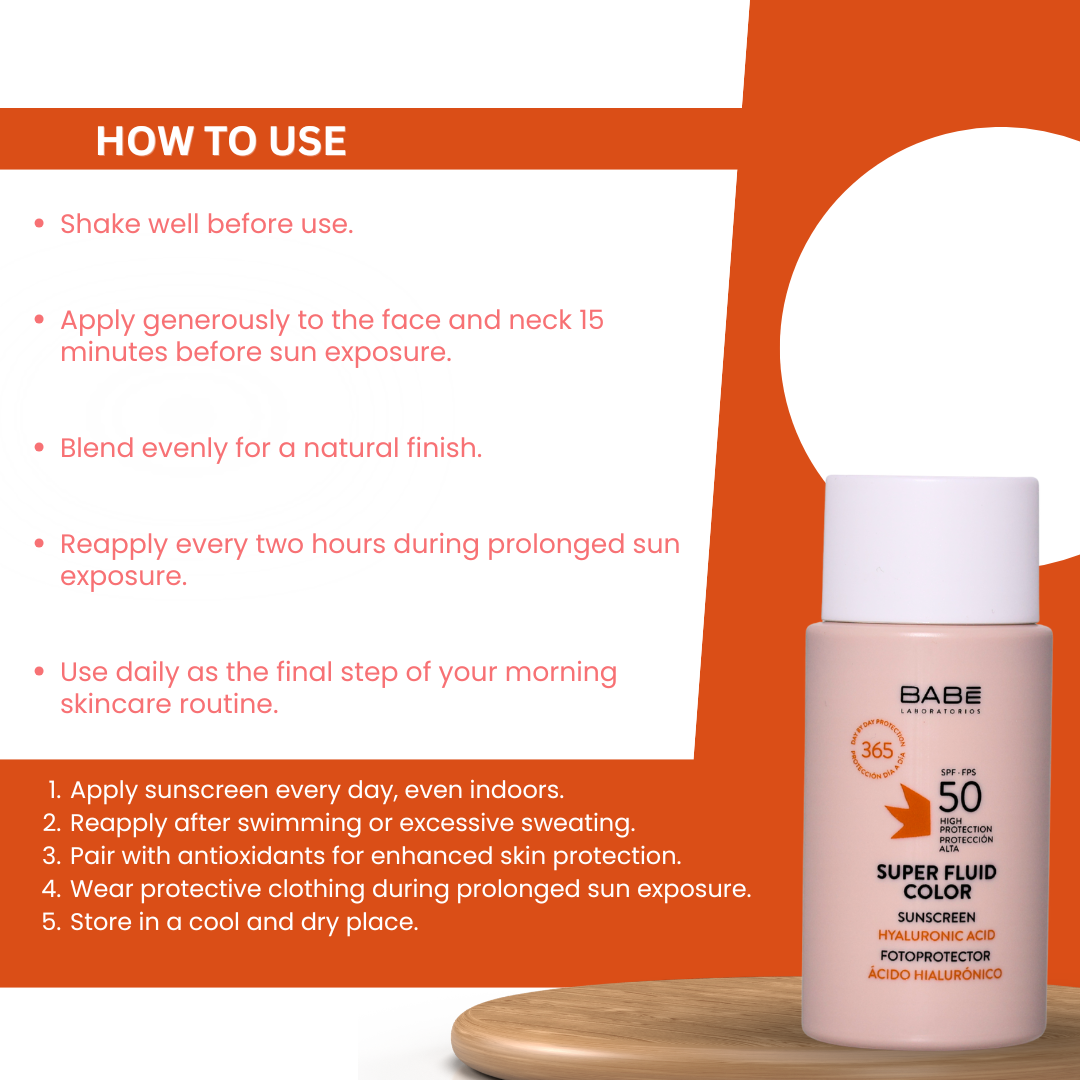 BABE Super Fluid Color Sunscreen SPF 50