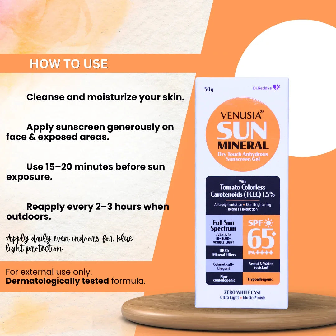 Venusia Sun Mineral SPF 65