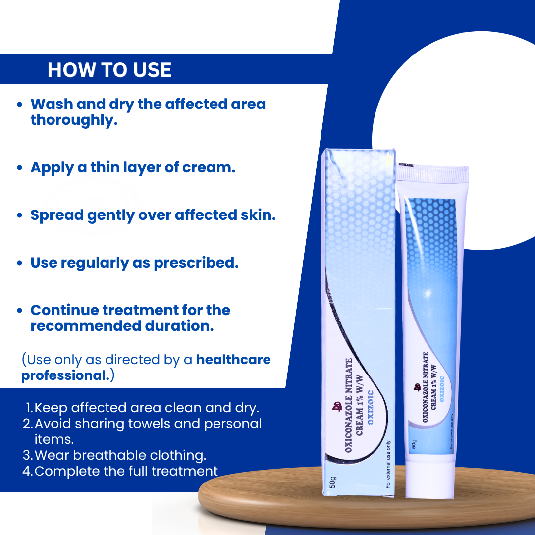 Oxizoic Cream (Oxiconazole Nitrate 1% ww)