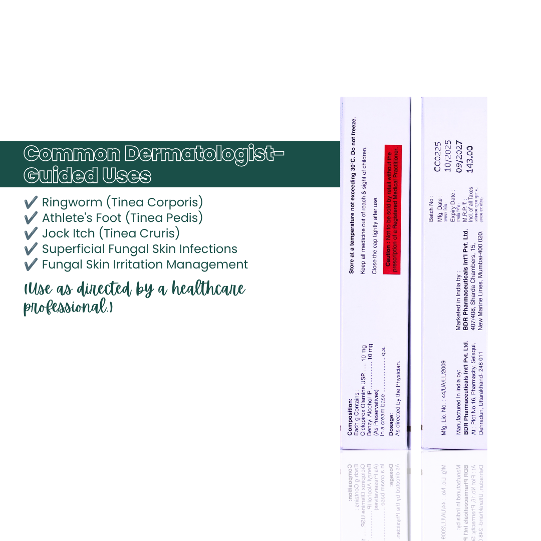 CICLOROX Cream (Ciclopirox Olamine Cream USP 1% ww)