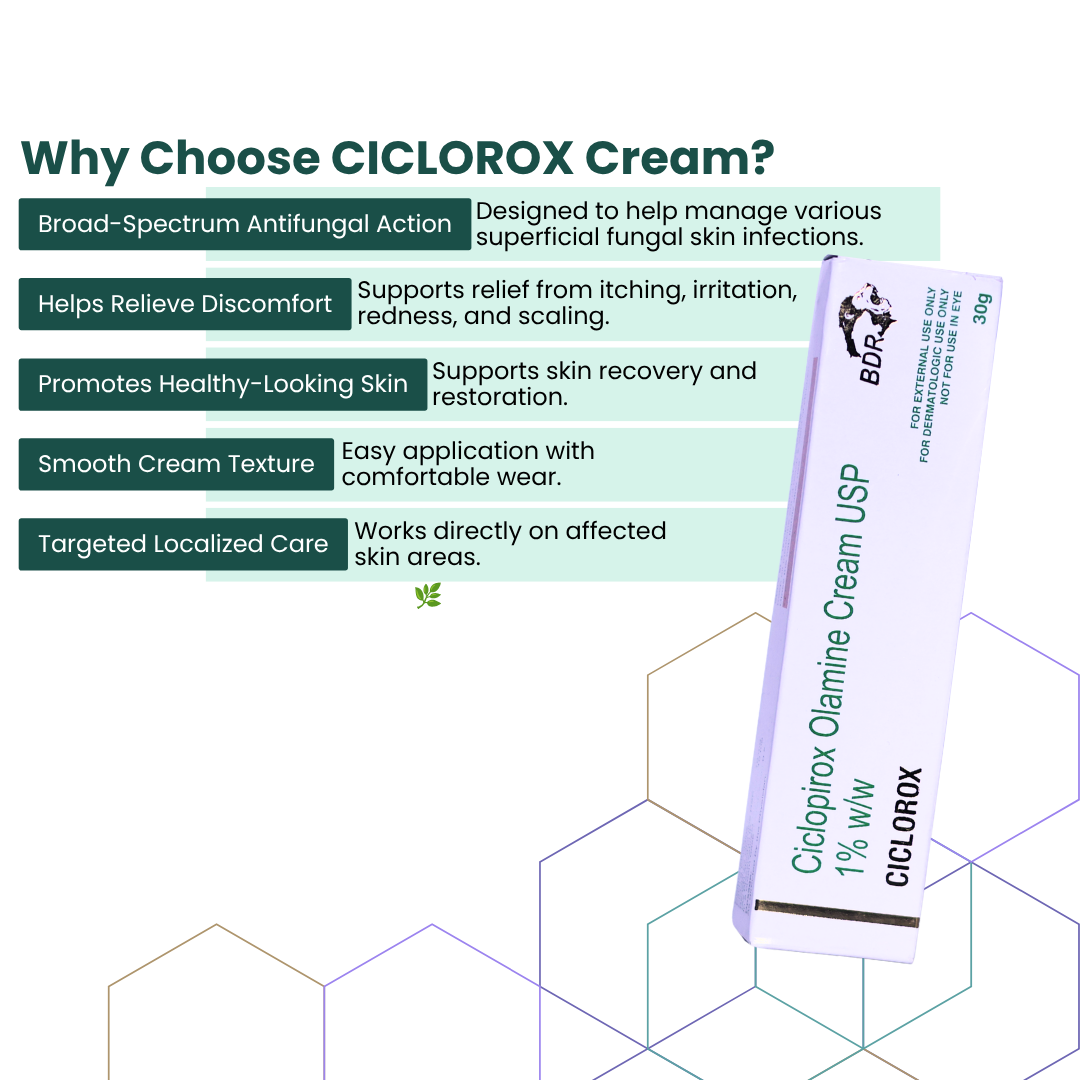 CICLOROX Cream (Ciclopirox Olamine Cream USP 1% ww)