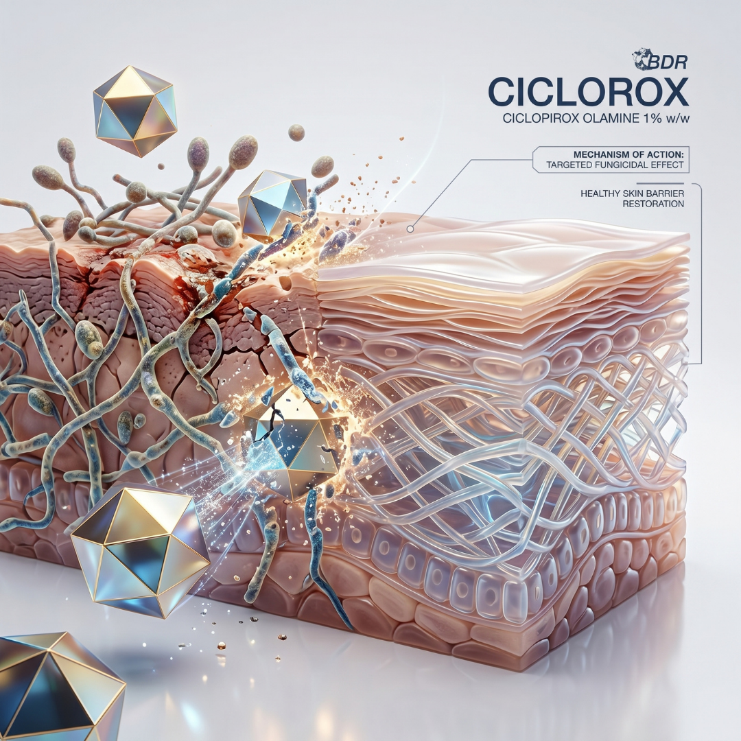 CICLOROX Cream (Ciclopirox Olamine Cream USP 1% ww)