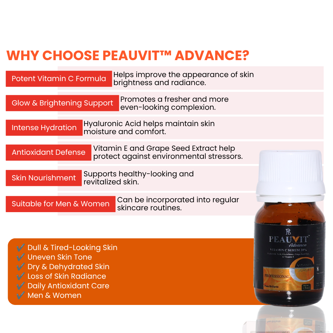 Peauvit Advance 20% Vitamin C Face Serum