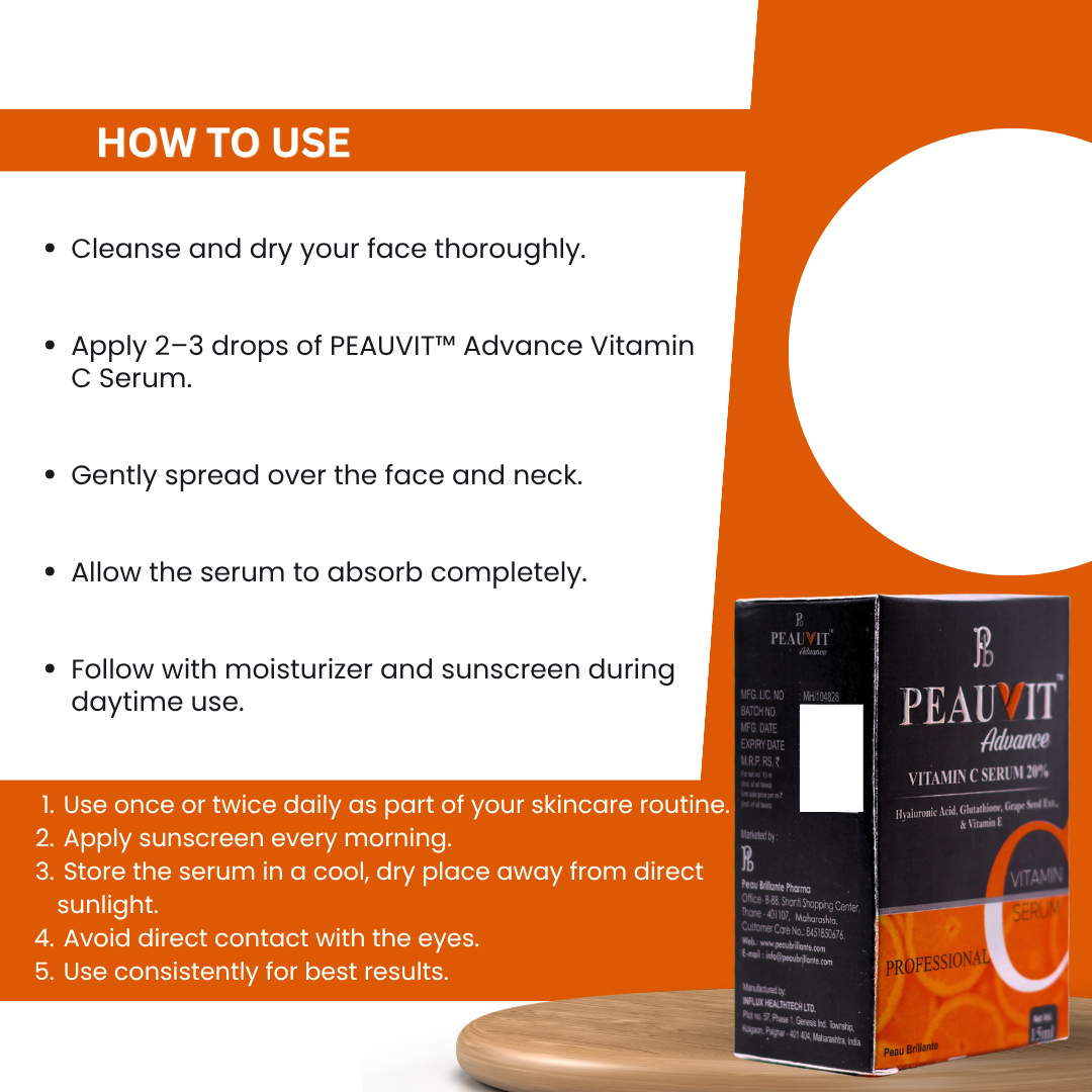 Peauvit Advance 20% Vitamin C Face Serum