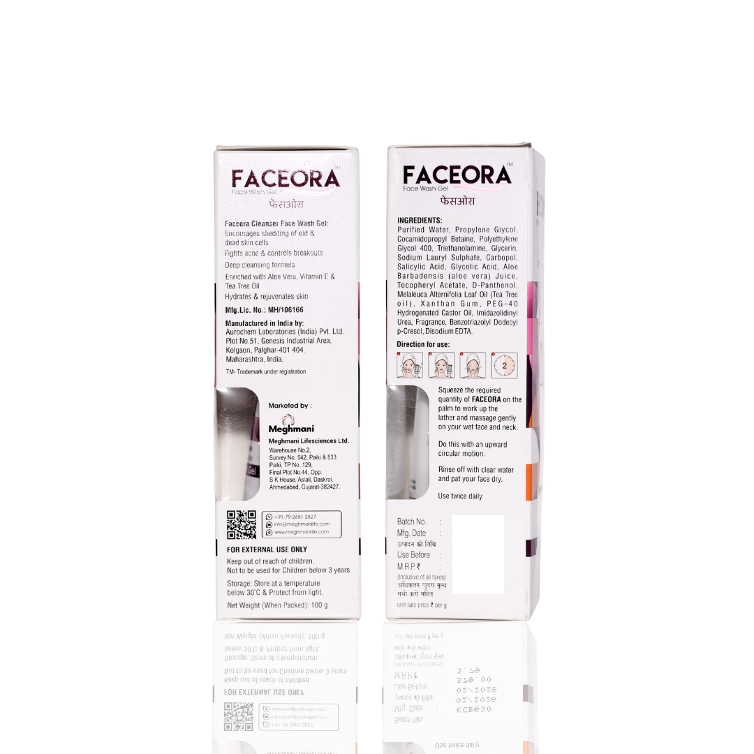 Faceora face wash - Atomic Pharmacy
