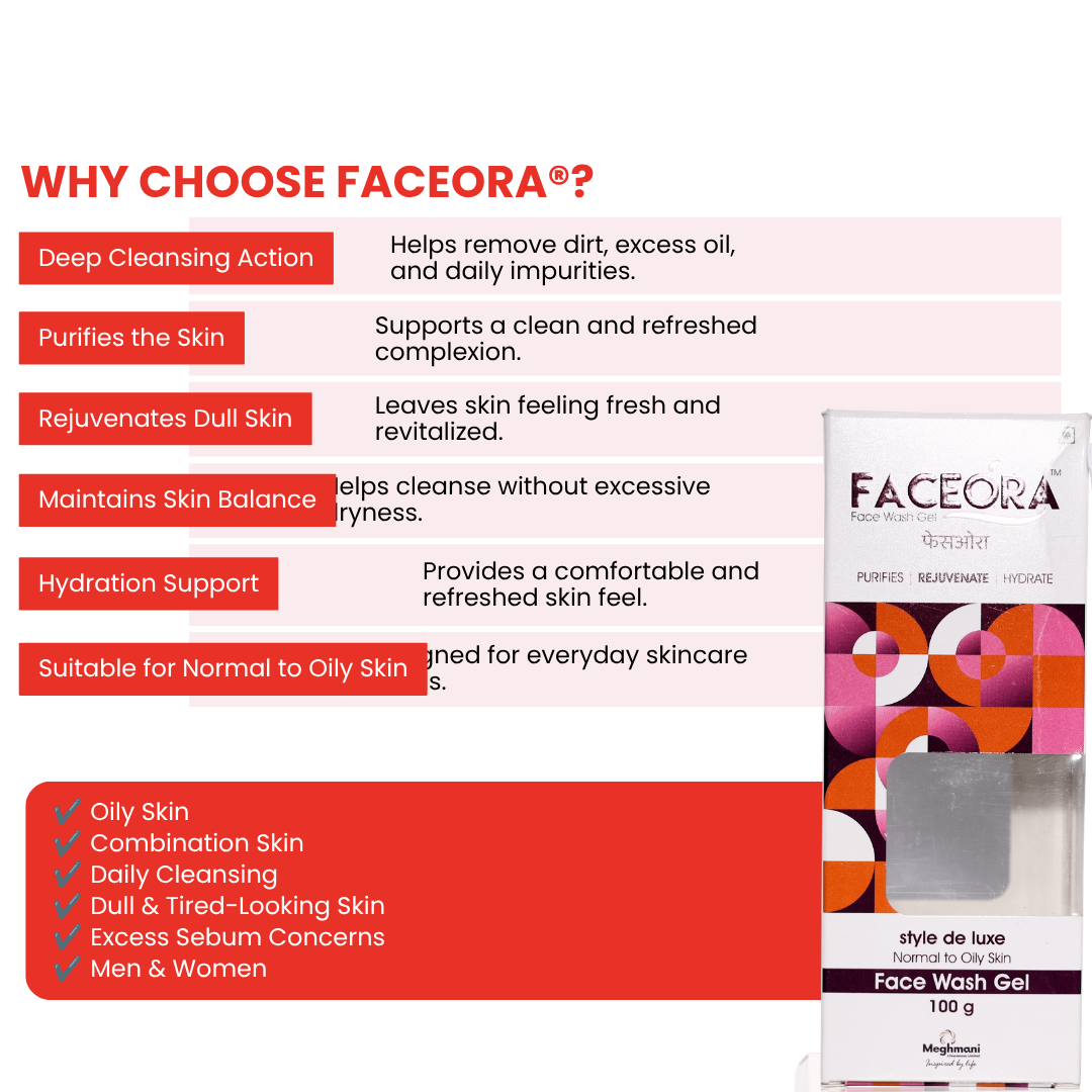 Faceora face wash - Atomic Pharmacy