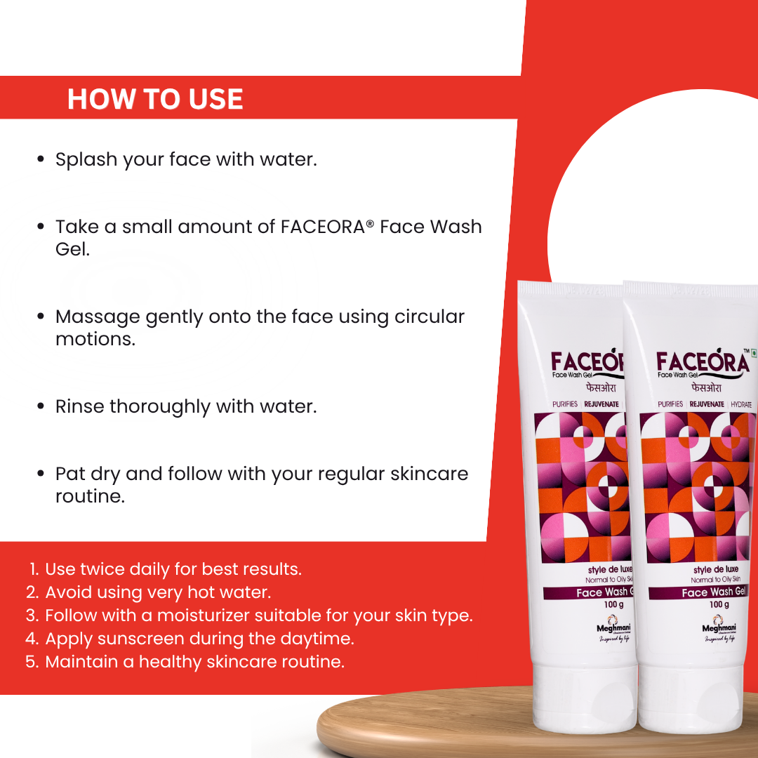 Faceora face wash - Atomic Pharmacy