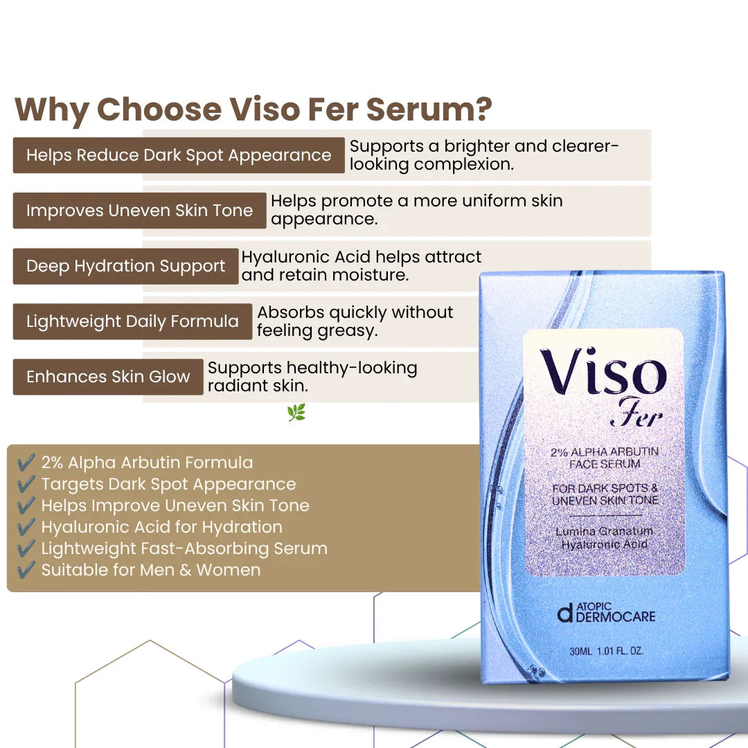Viso Fer 2% Alpha Arbutin Face Serum