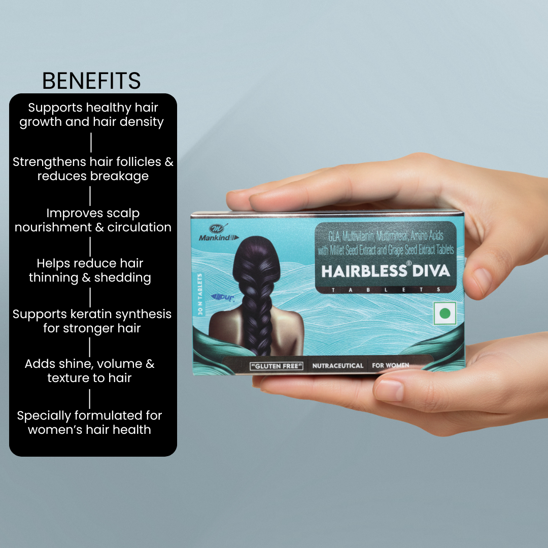 Hairbless Diva Nutraceutical Tablet For Women