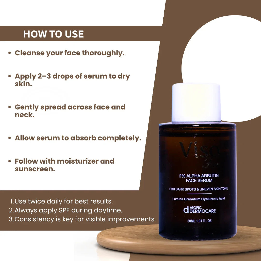 Viso Fer 2% Alpha Arbutin Face Serum