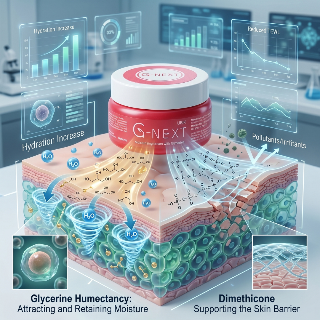 G-Next Moisturising - Bottle of 100g Cream