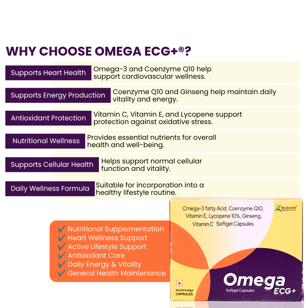 Omega ECG+ Softgel Capsules