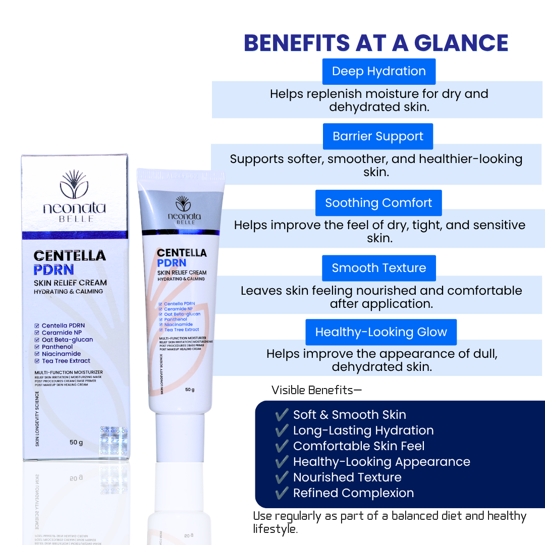 Neonata Belle Centella PDRN Skin Relief Cream hydrating & Calming