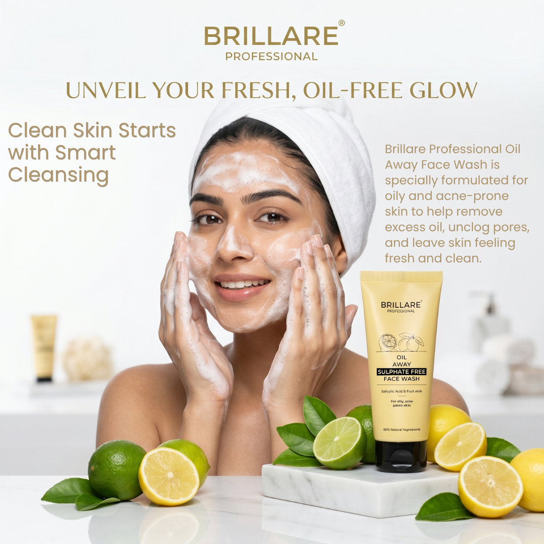Brillare Professional Oil Away Face Wash (100ml)