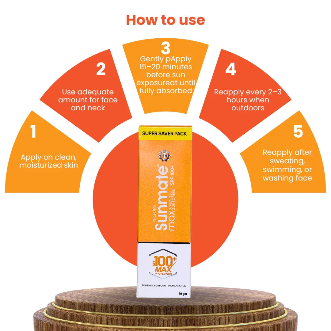 Palsons Sunmate Max Aqua Gel Sunscreen SPF 100+