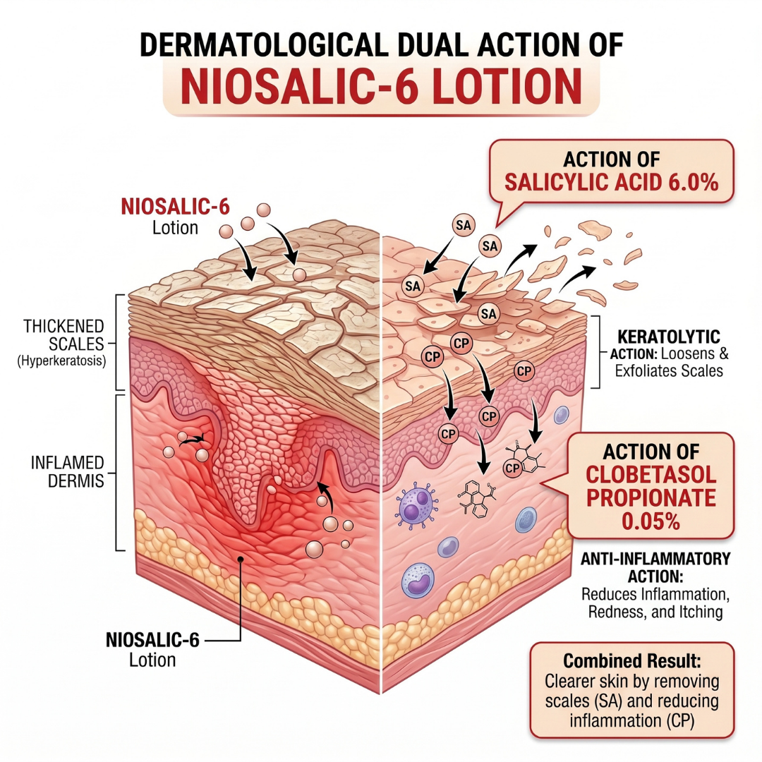 KLM NIOSALIC-6® Lotion